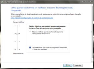 UAC do Windows 7