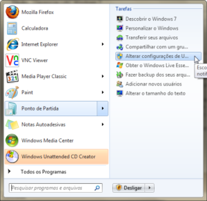 UAC do Windows 7